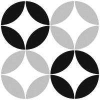 Плитка GEOTILES BORA BLACK 22x22