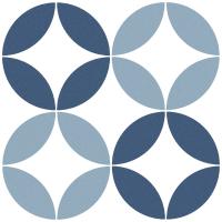 Плитка GEOTILES BORA BLUE 22x22