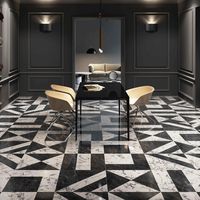 Плитка Kerama Marazzi Бьянко Неро SG565402R изображение 1