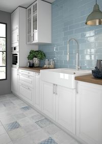Плитка MONOPOLE ESENCIA BLUE BRILLO 10х30 зображення 1
