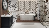 Плитка Opoczno Crystalline White Glossy 25x75 зображення 1