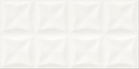 Плитка Opoczno Water Sparkles Origami White Glossy Structure