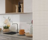 Плитка Opoczno Water Sparkles Origami White Glossy Structure изображение 1