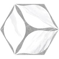 Плитка Oset Corola Grey Hex 20х24 изображение 3