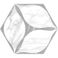 Плитка Oset Corola Grey Hex 20х24 изображение 4