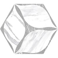 Плитка Oset Corola Grey Hex 20х24 изображение 6