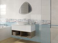 Плитка Cersanit Samira azure structure стена 20x60 изображение 1