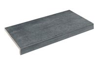 Сходинка пряма Zeus Ceramica 20 мм CONCRETE NERO SX60CR9RR