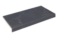 Сходинка пряма Zeus Ceramica 20 мм SLATE BLACK SX60ST9RR