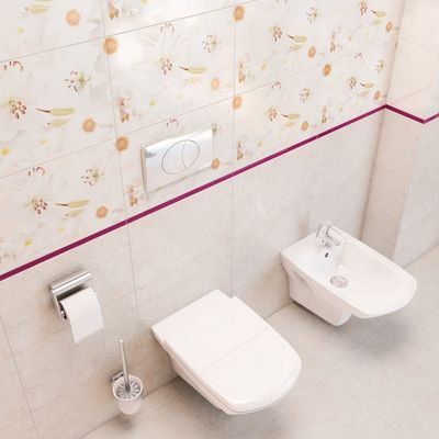 Декор Cersanit Alama beige flower