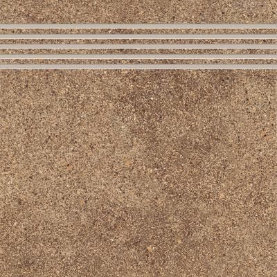 Ступень Ceramika Konskie Leo brown stopnica 33,3x33,3