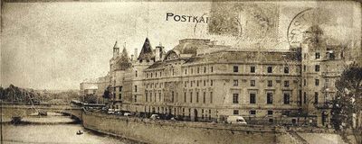 Декор Ceramika Konskie Treviso Cream Post card beige 2 inserto 20x50