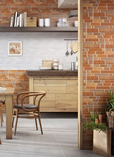 Декор Intercerama Brick серый