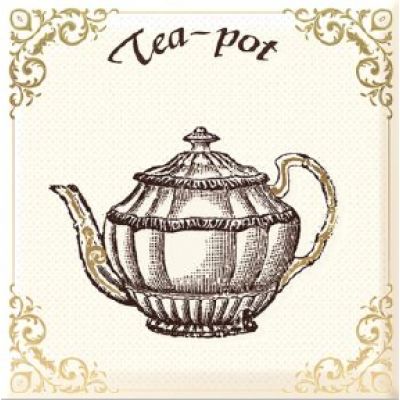 Декор MONOPOLE KITCHEN IRISH TEA 15х15