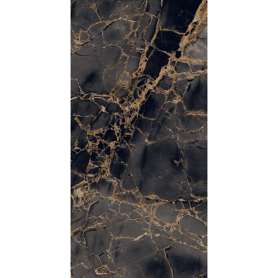 Плитка ITALICA DENIA GOLD BLACK HIGH глянцевая 60x120