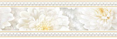 Плитка Intercerama Elegance бордюр широкий сірий (БШ81071)
