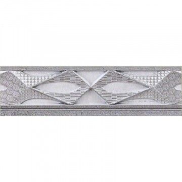 Фриз El Molino Torso Cenefa Plata 70x250
