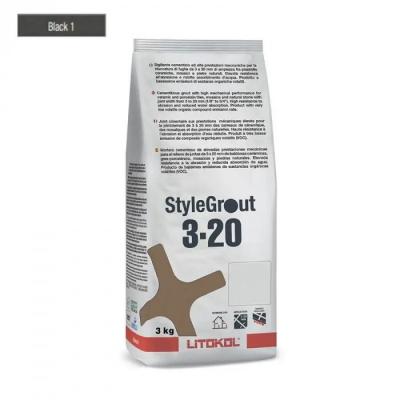 Фуга для швов Litokol Stylegrout SG320SLV30063 3 кг SILVER 3 сильвер