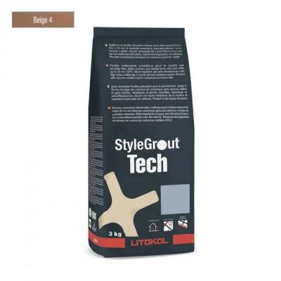 Фуга для швов Litokol Stylegrout Tech SGTCHBGE40063 3 кг BEIGE 4 бежевый