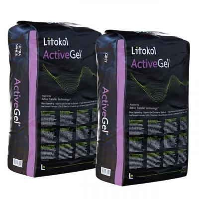 Клей для плитки Litokol К80 20 кг Active Gel белый ACTGB0020