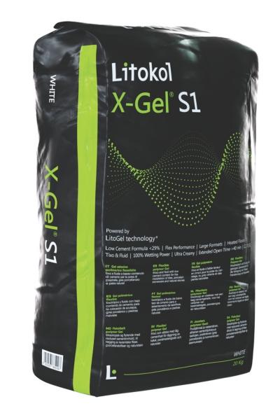 Клей Litokol X-Gel S1 серый 20 кг C2TES1 XGLS1G0020