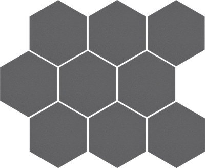 Мозаика Cerrad CAMBIA GRAFIT LAPPATO MOSAIC HEKSAGON 36736 30x30