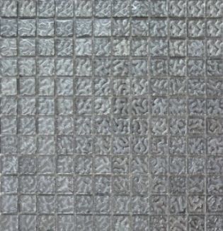 Мозаика Grand Kerama Моно рельеф платина 940