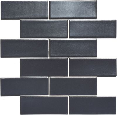 Мозаика Kotto Ceramica BRICK B 6022 Grafit Black