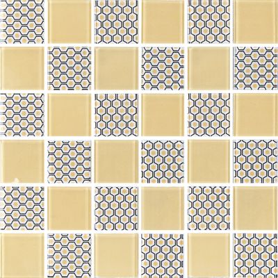 Мозаїка Kotto Ceramica GM 8003 C2 Beige gold S1-Beige white