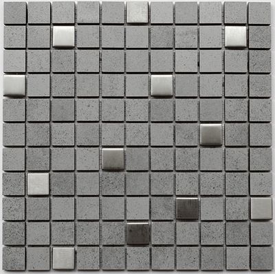 Мозаїка Kotto Ceramica СМ 3026 C2 grey/metal mat