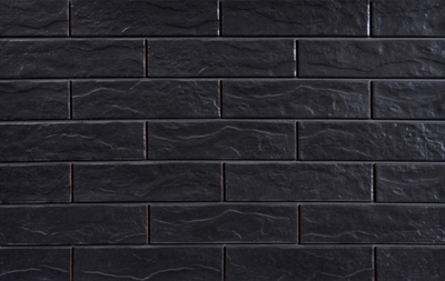 Плитка Cerrad rustykalna Nero 9713 7x25