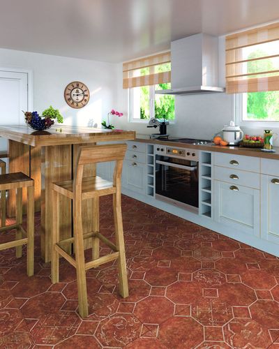 Плитка Zeus Ceramica Octagon rosso 45x45 (zwxl82)