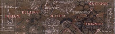 Плитка Intercerama Pantal бордюр підлоговий червоно-коричневий (БН85022)