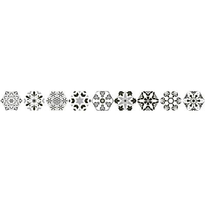 Плитка ALMERA CERAMICA Spain Versalles DECOR BLACK HEX 20X23