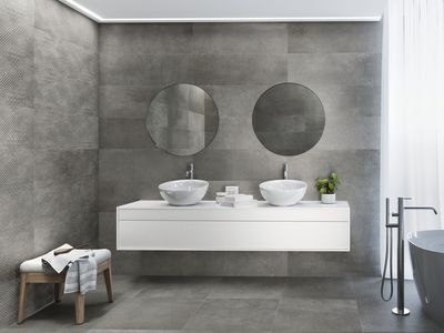 Плитка Azulejos Benadresa BETONHOME GREY 30х90