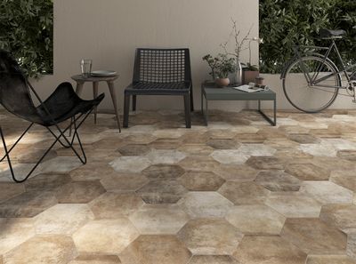 Плитка BESTILE TOSCANA FLAMME TERRE 290x258