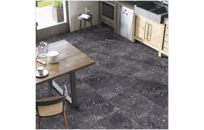 Плитка Ceramica Santa Claus Terazzo Anthracite Luster 60x120