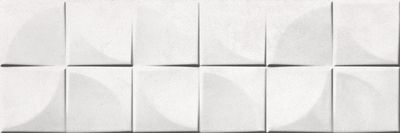 Плитка Ceramika Color Structury 3D White Quadra