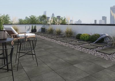 Плитка Cerrad GRES STRATIC Anthracite RECT 60x60 серый