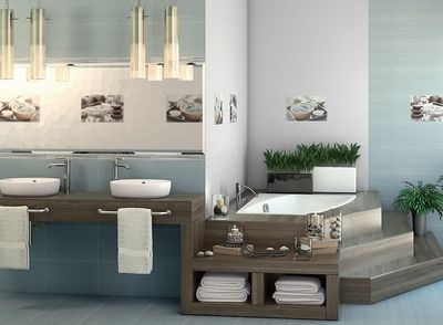 Плитка Cersanit OLIVIA BLUE 25X40