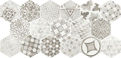 Плитка Equipe HEXATILE CEMENT GARDEN GREY 22099