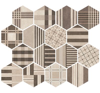 Плитка Equipe HEXATILE CEMENT GEO SAND 22100