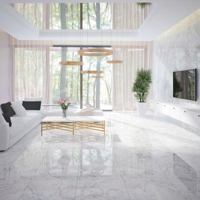 Плитка Inter Gres Arabescato серый полированный 60x120