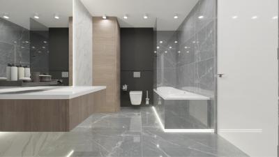 Плитка Inter Gres Pulpis серый полированный 60x120