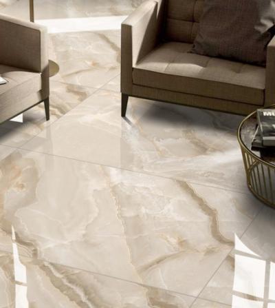 Плитка ITALICA FENDA ONYX BEIGE полірована 60x120