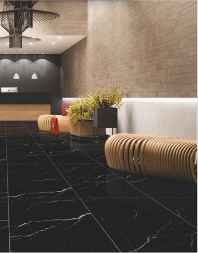 Плитка ITALICA MUETO BLACK HIGH GLOSSY 60x120