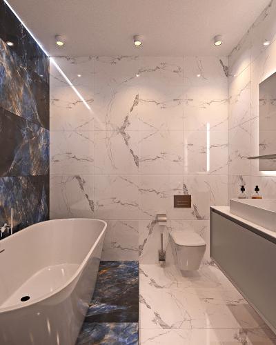 Плитка ITALICA SPARKLING BLUE HIGH GLOSSY 60x120