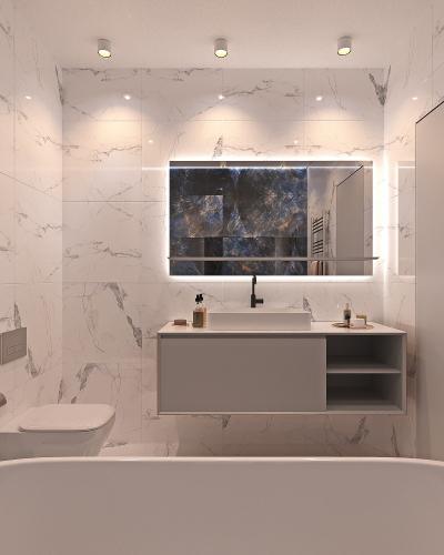 Плитка ITALICA SPARKLING BLUE HIGH GLOSSY 60x120