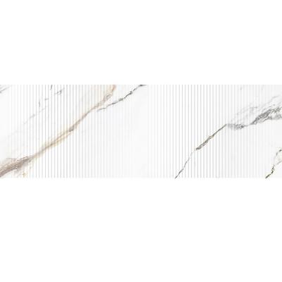 Плитка ITT CERAMIC CALACATTA PAONAZZO SHINY DECOR RECT. 30X90