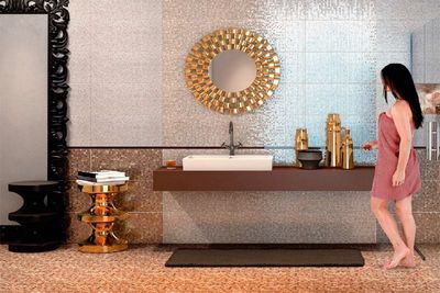 Плитка Opoczno Royal Garden Brown підлога 42x42